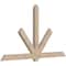 Ekena Millwork Kennewick Smooth Timber Gable Bracket, Douglas Fir, 96"W x 56"H x 3 1/2"D x 5 1/2"F, 14/12 Pitch GBW096X56X0406KEN00SDF - alternate 4